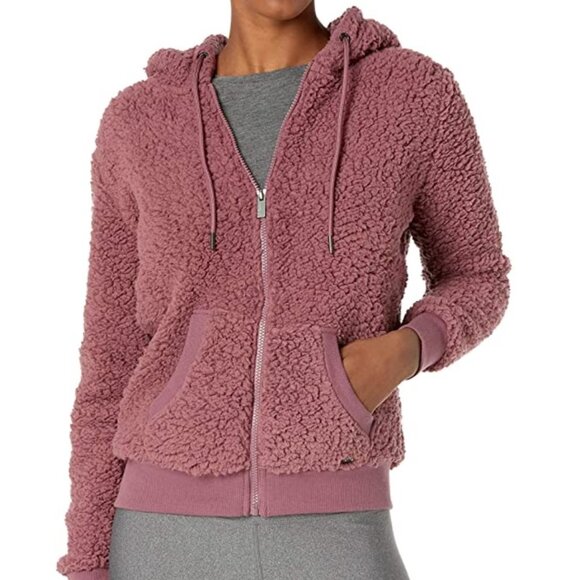 Marc New York Jackets & Blazers - Marc New York Fleece Zip Jacket (Large, Pink)